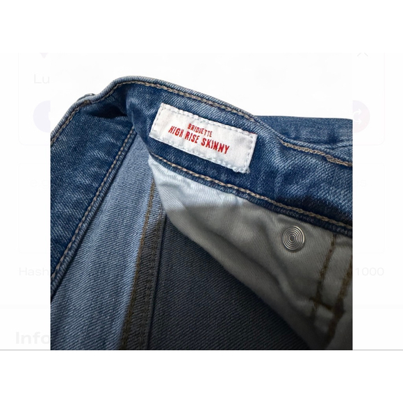 Womens Lucky Brand Brigette High Rise Skinny Jeans Blue 2/26 - Picture 4 of 5